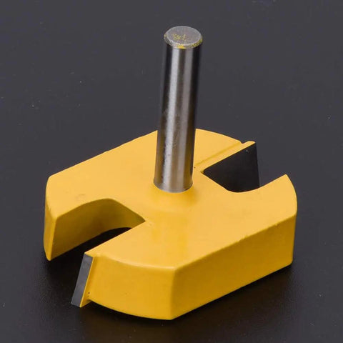 8mm Shank Carbide Tipped Router Bit for Bottom Cleaning and Slab Flattening, 57x40x15mm, designed for durable woodworking projects.