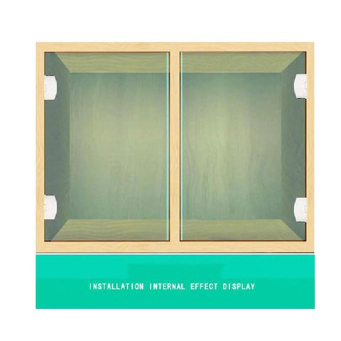Installed 90 Degree Glass Door Hinge With Adjustable Clamp for 5-8mm Glass, Zinc Alloy Durable Pet Door Hinge, Frameless