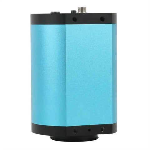 Pro Grade 4K FHD Industrial Video Microscope Camera With 1080P 60FPS Auto Focus, Large Visual Field, XY Adjustable Stand, Perfect For PCB Soldering, PCB Inspection, Phone Repair, And Precise Micro Work, blue metal camera body