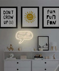 Sunshine Neon Sign For Wall Decor LED Light Up Sign For Bedroom Office Kids Room Nursery Living Room 12.2 By 9 Inches glow