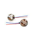 2750KV Mini 18mm Brushless Drone Motor for 2S-3S Batteries, 2mm Shaft, top and bottom view