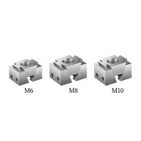 Slick CNC Machining Center Precision Wedge Vise Dual Side Clamping Block M6 M8 M10 sizes for steel aluminum workpieces