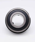 1-7/16 Inch Bore Spherical Insert Bearing With Set Screw Lock, Wide Inner Ring, Standard Duty, 52100 High Carbon Steel For Strong Shaft Fit And Reliable Torque Transmission, front view