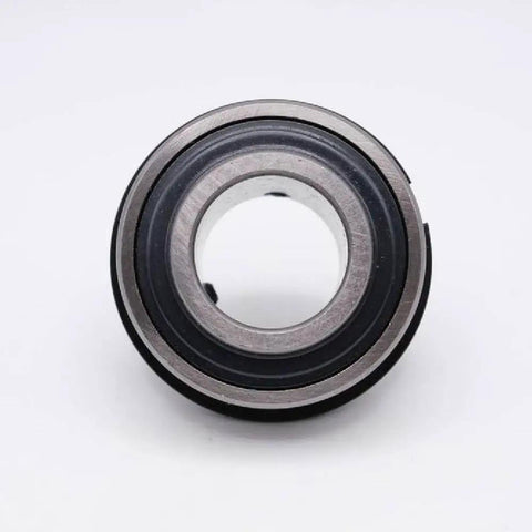 1-7/16 Inch Bore Spherical Insert Bearing With Set Screw Lock, Wide Inner Ring, Standard Duty, 52100 High Carbon Steel For Strong Shaft Fit And Reliable Torque Transmission, front view