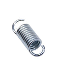 Solid Heavy Duty Two Inch Furniture Mechanism Sofa Extension Tension Springs Pack Of Six Premium Replacement Recliners visible single silver tension spring.