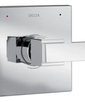 Chrome Shower Valve Trim Kit With ADA Compliant Metal Lever Handle For Easy Use, Trim Only Rough-In R10000-UNBX Not Included