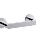 Pivoting Toilet Tissue Holder In Polished Chrome For No Fuss Quick Refill And Clean Style, Compact 2.00 X 3.19 X 6.00 Inch Bath Accessory