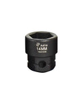 Low Profile Nano Impact Sockets Set, 14-Piece, 3/8 Inch Drive, Metric, Built Tough Cr-Mo Steel, Ultra Short For Tight Access, single 14mm socket
