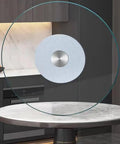 Dope Tempered Glass Turntable Kitchen Lazy Susan 30 Inch Large Swivel Round Rotating Tray for Dining Table