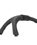 Heavy duty miter saw hold down stick designed to shield your knuckles from kickback with ergonomic grip and fork ends.