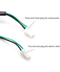Two-wire and three-wire plugs for Emergency Kill Switch For Electric Motorcycles And Motorbikes with Quick Trigger Engine Stalled Stop