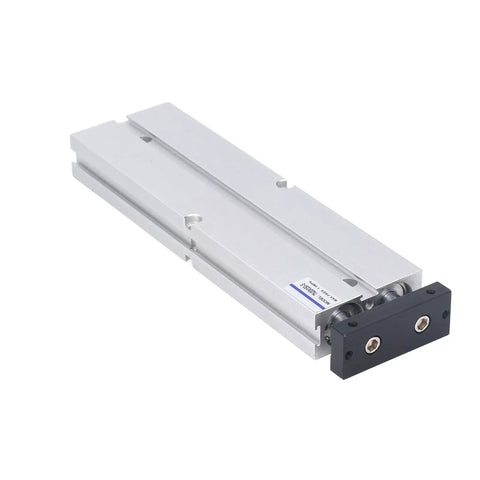 Built Tough Pneumatic Air Cylinder 20 mm Bore 150 mm Stroke Double Rod Double Acting Plug And Play Quick Fittings Rock Solid Hard Oxidized Finish For Dependable Workshop Use