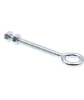 Beefy Eye Bolts With Nuts 1/4-20 x 4 Inches Zinc Plated Steel Set Of 10 For Heavy-Duty Hanging And Securing Closed Loop Eyebolt Fasteners