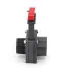 Must Have 1.5 Inch Gate Valve Full Shut Off For Above Ground Pools Threaded Male To Female Adapter Side View