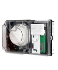 Duct Sensor Housing 4098-9755 For Fire Safety Systems, transparent cover open showing internal components