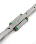 300mm MGN15 Linear Rail Guide with MGN15H Carriage Block for DLP UV 3D Printer and CNC Machine shown in close-up view.