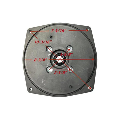 Top Tier 3 Inch Keyed Shaft Semi Trash Water Pump Replacement With NPT Threads And Three Bolt Ports For DuroMax Ironton Pulsar Engines No Sweat Swap Quick Connect Ports Full Gasket Kit Included