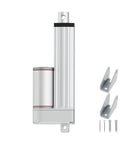 Beefed Up Electric Linear Actuator 150mm Stroke 5.9 Inch 220 Lb Thrust High Speed 0.47 Inch Per Second 12V with brackets