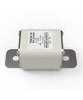 Heavy Hitter High Voltage Dc Cartridge Fuses Rated 400 500 630 Amps Up To 750 Volts in silver housing for electric vehicles and solar systems.