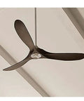 Retro Wooden Ceiling Fan Light Featuring Wireless Remote Slick Dc Motor Technology For Cozy Living Areas Or Bedrooms Quiet Cool Breeze Effortless Daily Operation, three wooden blades view.