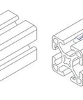 Illustration of T Slot Nuts fitting into 20 Series Aluminum Profiles, showing M3 and M6 sizes for DIY projects.