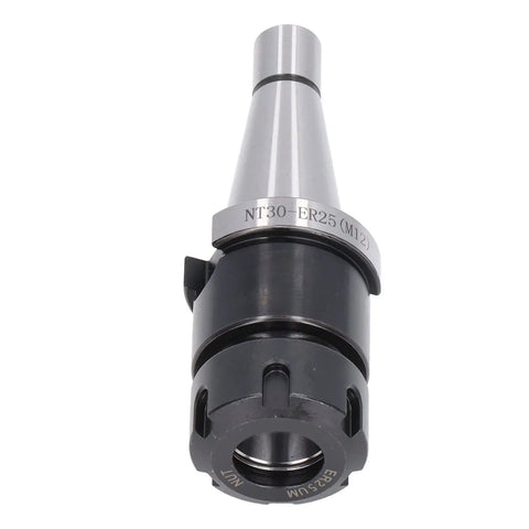 Knockout Performance NT30 ER25 M12 Collet Chuck Holder For CNC Milling, 40Cr alloy steel, precision grip for milling jobs.