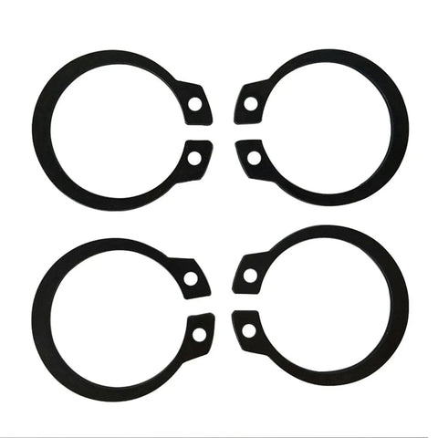 Beefy 150 Piece M8 To M36 Black Steel C Type Internal Circlip Retaining Clips Snap Rings for Holes and Shafts, set of 4 clips