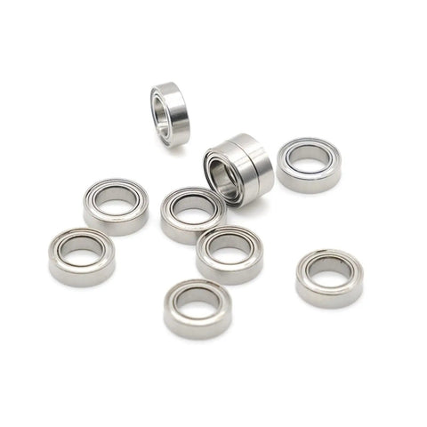 Top Shelf Abec7 Precision Ball Bearings 10 Pack Mr106zz Deep Groove Double Sealed RC Car Suspension Components Pre Lubricated Dead Quiet Performance