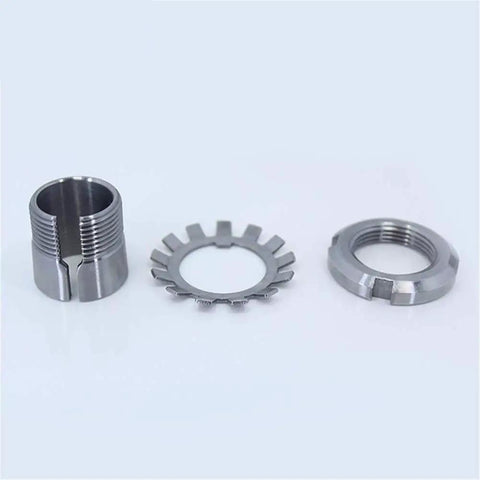1 Piece Adapter Sleeve With Withdrawal And Lock Nuts For Metric Bearings H309 in 52100 Chrome Steel View