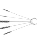 Must Have 5 Piece Tube Brushes Kit Clean Dirty Bottles Straws Mugs And Coffee Machines Fast With Stainless Steel Rod And Nylon Tufted Bristles Fit Small Niche Areas Plus Key Ring Hook Makes It Easy As Pie To Latch On Perfect For Every Home Job, 5 brush set