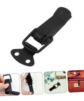 Multipurpose Four Piece Toggle Clamp Latch Kit With Spring Loaded Security Fasteners For Doors Windows Cabinets And Lids Includes Screws