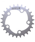 Alloy Blade Chainring 74mm 5 Bolt 26T for 8 Speed and 9 Speed Bikes Silver Anodized CNC Machined 6061-T6 Aluminum Made in USA