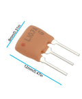 10 Pack Ceramic IF Filter SFE 10.7MA For FM Radio And Wireless Communication Gear Analog Signal Processing 10.7 MHz in detail view