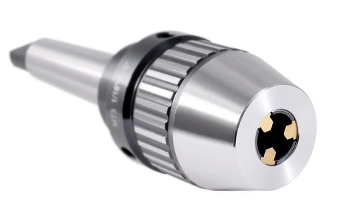 1/16-5/8 Inch MT3 Precision Keyless Drill Chuck, Heavy Duty With Integrated Shank And Titanium Jaws For CNC Lathe And Drill Press