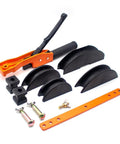 Heavy Duty Multi Size Copper Pipe Bending Tool Kit With Storage Case Fits Half Inch To One Quarter Inch Plastic And Aluminum Tubing for pro plumbing.