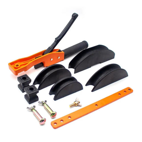 Heavy Duty Multi Size Copper Pipe Bending Tool Kit With Storage Case Fits Half Inch To One Quarter Inch Plastic And Aluminum Tubing for pro plumbing.