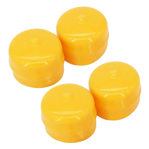 Axle Cap Bearing Cover M143338 for John Deere 4-piece set gearbox shield in yellow for lawn mower and tractor use