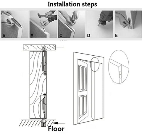 Legit Heavy Duty Double Door Flush Latches Slick Concealed Bolt Kit Brushed Silver Stainless Steel Recessed Hardware Tight Fit For Dead Simple Install And Secure Home Fixes