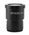 Wide Field Stereo Microscope Eyepiece 10X Magnification With 30mm Mount WF10X20 For Compound Biological Microscopes black metal eyepiece