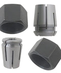 Upgraded Dual Size Collet Kit For Routers With 1/2 Inch And 1/4 Inch Collets Includes Parts 326286-03 And 326286-04 Compatible With Dewalt DW618B3 And MRC23EVSK Pro Grade Replacement Set For Quick Clean Cuts
