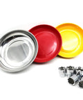 Magnetic Screw Bowl for Car Repair Dope Tool Tray With Stainless Steel Build High Hardness And Smooth Surface That Holds Screws And Small Parts In Random Color, stainless steel magnetic tray set with sockets