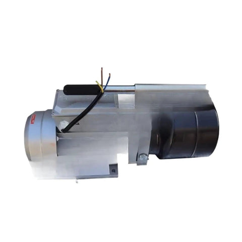 Top Tier Heavy Duty 110 Volt Compact Electric Hydraulic Pump Power Unit 3Kw sleek steel motor with electrical wires.