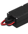 6 Inch Stroke Mini Electric Linear Actuator 12V DC With Built In Limit Switch For Sofa Massage Recliner Home Automation 20N 30mm Per Second Small Compact Actuator Plug And Play, black aluminum housing with red wires