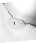 Close-up of ergonomic stainless steel hand guard detail, showing mounting feature. Ergonomic Hand Guard For Fencing Replacement Hand Protection Shield To Prevent Injuries In Competition Sabre Epee And Foil Fencing Gear That Feels Secure On The Hand And Built For Rugged Training And Competition.