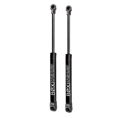 Tough As Nails Hatch Lift Supports Replacement For Volkswagen Gti Golf And Sportwagen 2013 To 2020, pair of black coated steel supports.
