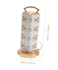 Top Shelf Vertical Power Strip With Usb Charging Ports Smart Surge Protector Outlet Tower Space Saving Wall Block Adapter, compact design.