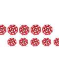 10 Pack Cast Iron Valve Hand Wheel Handles For Water Fittings With Reliable Sealing And Easy Open Close Flat Bottom Design