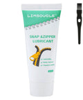 Zipper Lubricant For Plastic And Metal With Silicone Grease And Applicator Brush Easy Glide Non Staining 1.05 Oz tube with brush