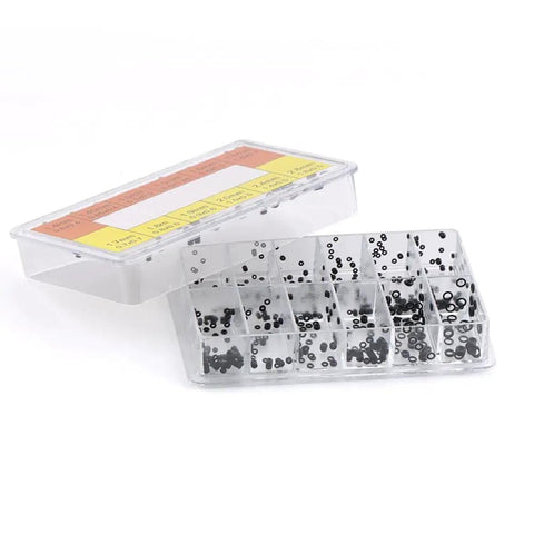 Pro Grade 700 Pcs Watch Crown O Ring Kit With 12 Sizes From 1.4mm To 2.8mm Rubber Gaskets for watch repair in storage box