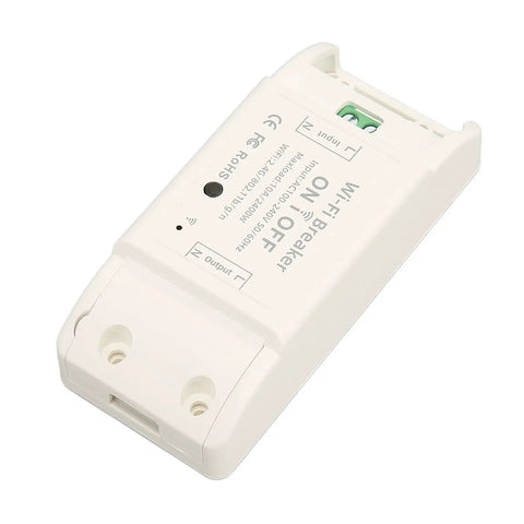 WiFi Smart Switch for Lighting and Fan Control, 100 to 240V Wireless Power Controller Module with ABS and PC Housing